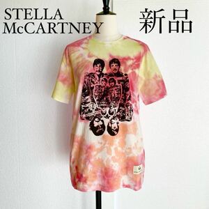 STELLA McCARTNEYステラマッカートニー　タイダイロゴTシャツ XS