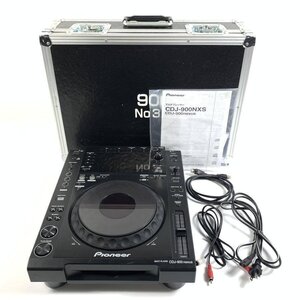 PIONEER パイオニア CDJ-900NXS/JXJ CDJ 電源コード/LINKケーブル/RCAケーブル/取説/ハードケース付き★動作品【TB】