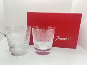 未使用に近い美品　Baccarat　バカラ　ローハンタンブラー　ロックグラス　オールドファッション　280ml　２個　☆ｃ２２２