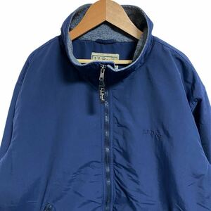 90s〜 L.L.Bean ウォームアップジャケット エルエルビーン 古着 XL llbean ナイロンジャケット vintage アウトドア 登山 キャンプ 防寒着