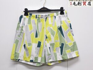 エルメス HERMES スイムウエア ショートパンツ Decoupage de H swim trunks ハーフパンツ サイズＸＬ イエロー 美品 水着