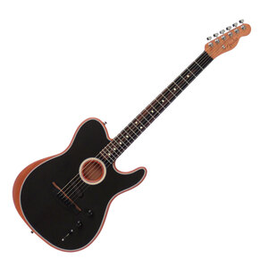 【訳あり】 Fender フェンダー American Acoustasonic Telecaster Black エレアコギター アウトレット