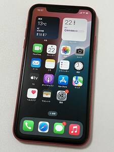 SIMフリー iPhone 11 128GB Product Red シムフリー アイフォン11 レッド 赤 softbank docomo au 楽天 SIMロックなし A2221 MWM32J/A 100%