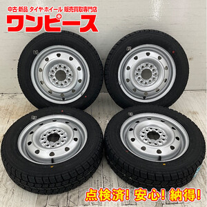 新品タイヤ 中古鉄ホイールセット 155/65R13 73Q 13インチ 13×4B 12HM PCD100/110/114.3 グッドイヤー 冬 ザッツ d1484