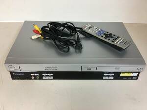 A1537　Panasonic　パナソニック　VHS&DVD一体型プレーヤー　NV-VP33　リモコン付き　現状品