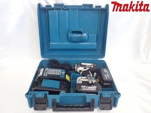 0613②［H］♪Makita　マキタ　バッテリ　充電式インパクトドライバ　急速充電器　BL1850　BL1860　TD149D　DC18RF　工具　4点セット♪