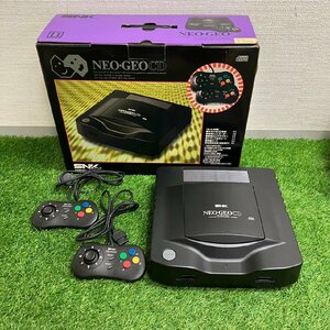 【現状品】『11-358』NEO GEO CD SNK CD-T01 ネオジオCD本体 専用コントローラー×2