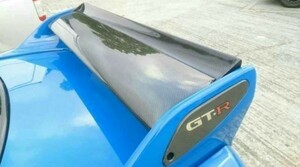 BCNR33 400Rタイプ カーボン製 リアウィングブレード GTR R33 スポイラー バンパー ヘッドライト テールランプ ニスモ ホイール マフラー