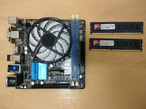 ASRock H97M-ITX/ac /　i5-4590　/　DDR3-12800 / 薄型CPUクーラー