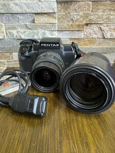 ◆良品◆PENTAX（ペンタックス）SF-7◆一眼レフ フィルムカメラ◆レンズセット◆望遠レンズつき