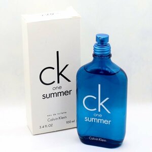 【送料無料】未使用 カルバンクライン シーケーワン サマー 2018 100ml◆CK one◆シーケーワンサマー2018◆シーケーサマー2018◆香水◆