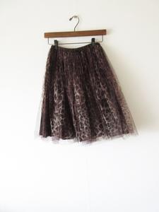 Bilitis dix-sept ans / ビリティス・ディセッタン 2912-250 New Leopard Tutu D.BROWN / レオパード チュチュ スカート