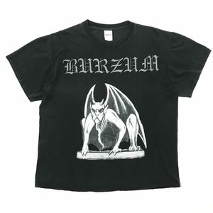 Tシャツ バンドTシャツ BURZUM バーズム メタル ノルウェー 黒 ブラック 米国製 USA DELTA サイズ L