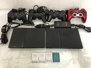 動作ok SONY プレイステーション2 SCPH-90000 SCPH-70000 各1点 コントローラー4点 他 まとめて セット / ソニー PS2 プレステ2い988a