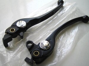 ★送料430円~ 新品 NEW 黒レバーSET ＊CB1000SF ＊VTR1000 ＊X-4 ＊VFR750R ＊VFR800 ＊RVF750 ＊VFR750F 他