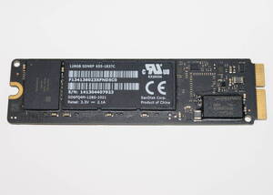 Apple SD6PQ4M-128G-1021 NVMe SSD 128GB