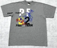 未使用品 PHAT FARM 両面プリント ラバープリント 半袖 Tシャツ