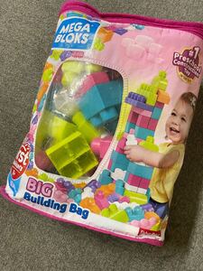 (送料込)メガブロック80個　MEGA BLOKS BIG Building Bag メガブロック　MEGA BLOKS ビッグビルディングバッグ