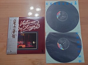 ★ベンチャーズ・オン・ステージ 73 Ventures On Stage 73★帯付★2LPレコード★中古品 