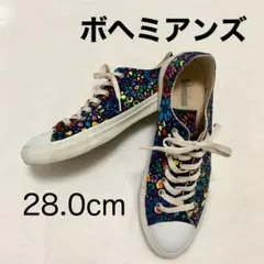 ボヘミアンズ BOHEMIANS モザイクフラワー柄 スニーカー 28cm