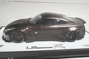 メイクアップ / アイドロン 1/18 Liberty Walk LB★WORKS R35 GT-R Duck Tail ver. メタリックブラウン EML003E