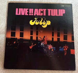 LP2枚組/チューリップ「Live Act TULIP 」