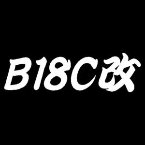 B18C改　カッティングステッカー　インテグラタイプＲ　DC2　DB8 などに　HONDA　Sticker　JDM　INTEGRA　TYPE　R