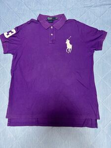 超レア Polo by Ralph Lauren ポロ ラルフローレン S/S ポロシャツ LL ビックポニー 旧タグ ダブルアールエル RRL used品 数回使用