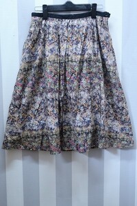 3-5020/wash wash 花柄プリーツスカート 送料200円 