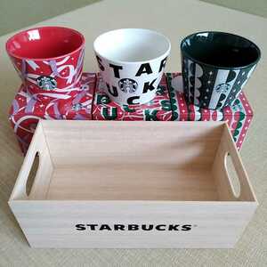 ☆STARBUCKS COFFEE☆スターバックス ミニカップ☆3色セット☆クリスマス☆スタバ☆ノベルティ☆ホリデー2021☆非売品