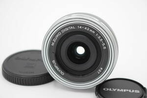 極美品◆OLYMPUS オリンパス M.ZUIKO DIGITAL 14-42mm F3.5-5.6 EZ ED◆説明書付♪0614