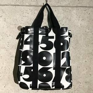 ONtheCORNER ITEM No.1424/COMMEdesGARCONS コムデギャルソン ナンバリング フェイクレザーバッグ 02ss HOMMEPLUS オムプリュス