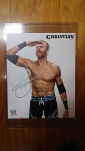 WWE　　Christian　クリスチャン　　直筆サイン