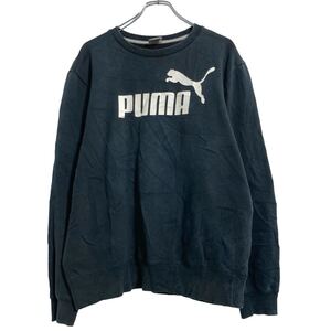 PUMA ロゴスウェット トレーナー M プーマ ビッグロゴ 古着卸 アメリカ仕入 a608-5146