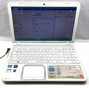 NT: TOSHIBA T552/58FW Corei7-3610QM 2.30GHz/メモリ：8GB /無線/ブルーレイ/ノートパソコン