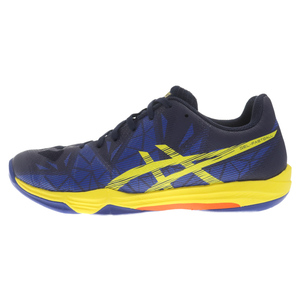 ASICS アシックス GEL-FASTBALL 3 ゲル ファストボール 3 ローカットスニーカー ブルー/イエロー US9/27cm THH546-405