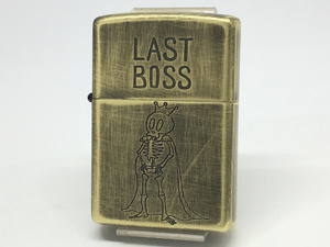 送料無料 ZIPPO[ジッポー]ユーズドフィニッシュスカル LAST BOSS (ラスボス的あの人へ)2UDB-BOSS