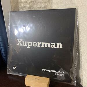 卓球ラバー　キョウヒョウ型　許昕　Xuperman 粘着　2.1mm 黒　41°