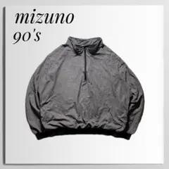 New Vintage mizunoミズノ ハーフジップロンT旧ロゴガングラブ