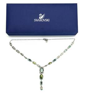 #4191 SWAROVSKI スワロスキー ネックレス アクセサリー レディース ケース付 現状品