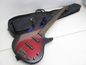 S087-N37-2747 GIO Ibanez アイバニーズ SOUNDGEAR エレキベース 4弦 レッド系 現状品1