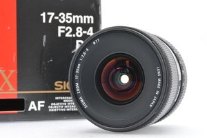 SIGMA ZOOM 17-35mm F2.8-4 EX DG HSM EFマウント シグマ キヤノン用 AF一眼用ズームレンズ 箱付 ■24626