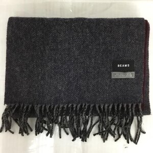 BEAMS 表記無し ビームス マフラー マフラー 11-45-0537-544 ヘリンボーン リバーシブル マフラー 18FW Long Scarf 10124151