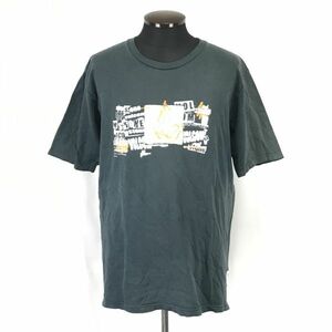 ボルコム/VOLCOM★半袖Tシャツ【メンズL/深緑/dark green】Tops/Shirts◆BH676