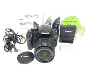 Canon EOS Kiss X2 EF-S18-55mmF3.5-5.6 IS レンズセット キヤノン一眼レフカメラ [管CN3326]