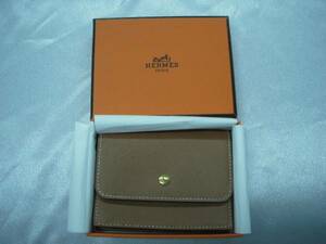 HERMES ◆◆エルメス◆ゴールドドッドボタン　小銭入れ