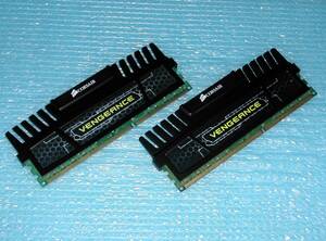 合計8G　CORSAIR VENGEANCE　DDR3 1600 4G　2枚