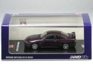 INNO Models 1/64 日産 スカイライン GT-R (R33) ミッドナイトパープル (IN64-R33-MP)