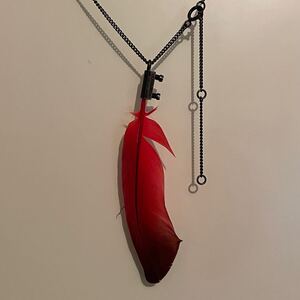 本人期 フェザー ネックレス アン ドゥムルメステール ワークスタット ミュンヘン ANN DEMEULEMEESTER FEATHER NECKLACE WERKSTATT MUNCHEN