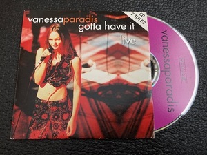 【貴重】ヴァネッサ・パラディ Vanessa Paradis - gotta have it -live-(1994 フランス盤シングル／カードスリーヴ仕様)